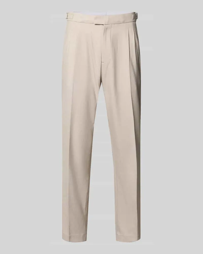 McNeal Anzughose mit Bügelfalten und Gesäßtaschen Blau