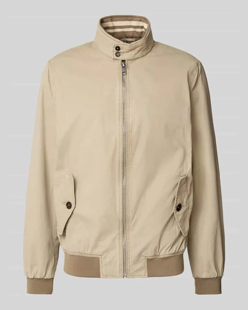 Christian Berg Jacke mit Stehkragen und Eingrifftaschen 