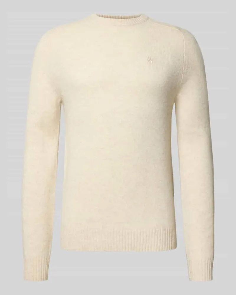 McNeal Strickpullover mit gerippten Abschlüssen Kitt
