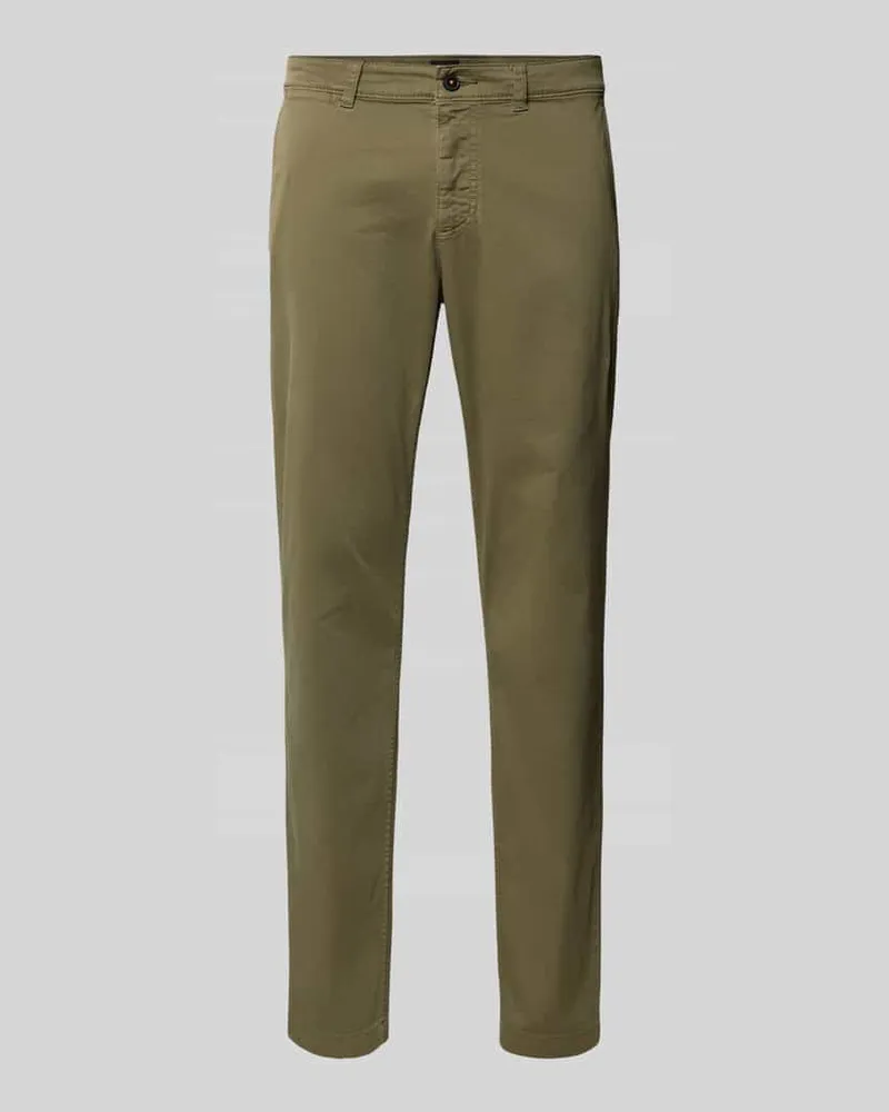 HUGO BOSS Regular Fit Chino aus Baumwoll-Mix 