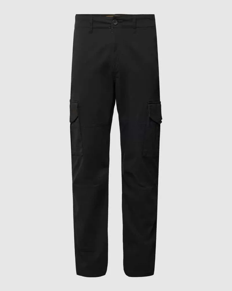 Only & Sons Tapered Fit Cargohose mit Cargotaschen Black
