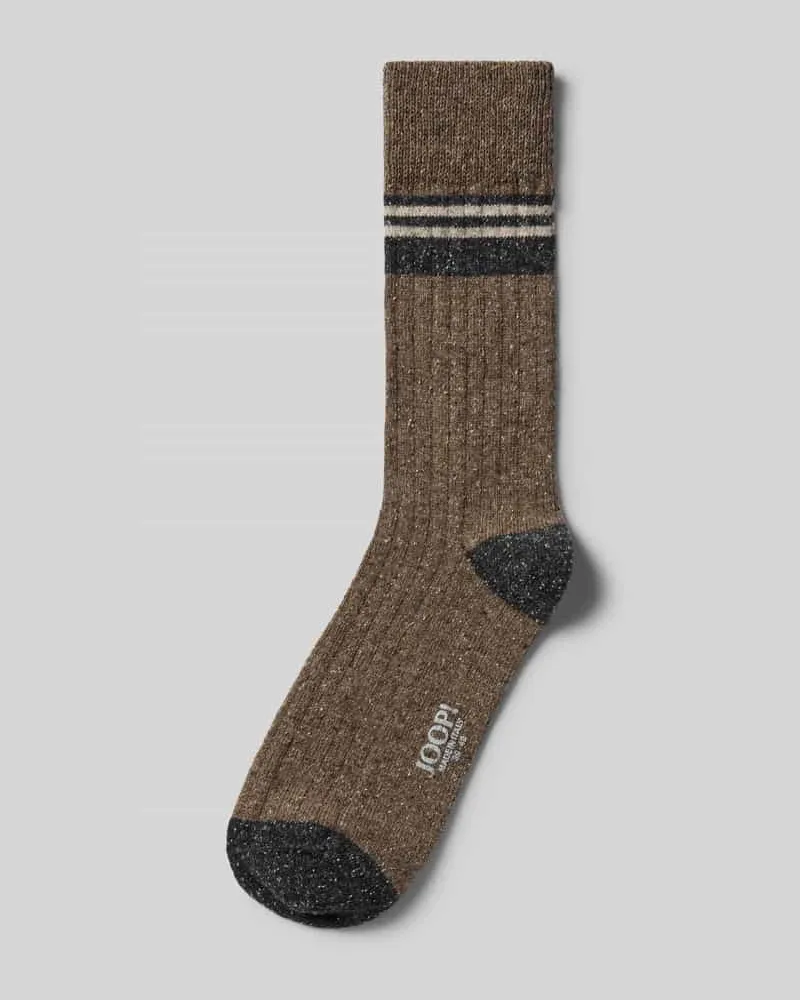 JOOP! Socken aus Baumwoll-Mix im 2er-Pack Cognac