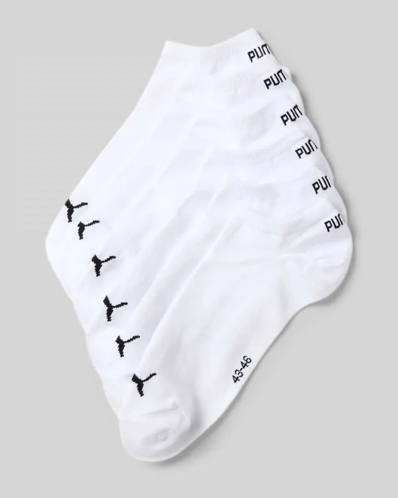 Puma Socken aus Baumwoll-Mix im 6er-Pack Weiss