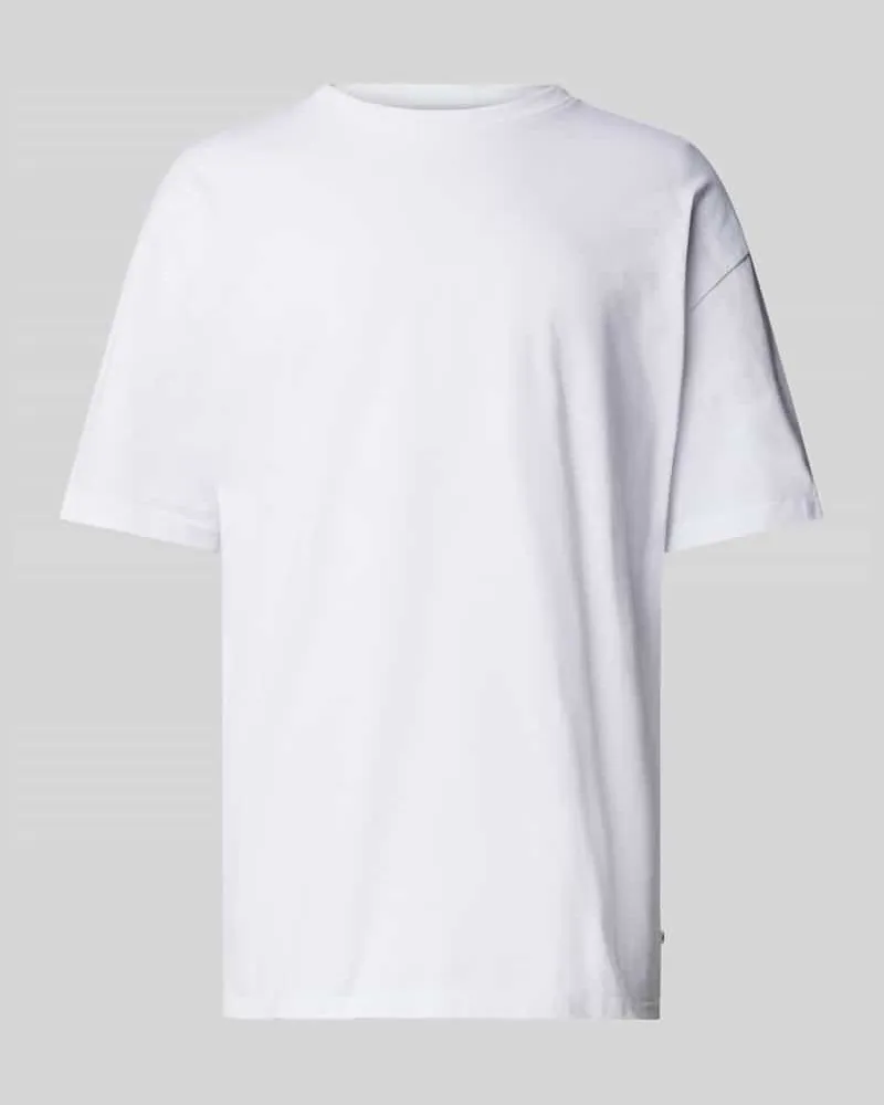 Samsøe & Samsøe T-Shirt mit geripptem Rundhalsausschnitt Modell 'HUDSON 