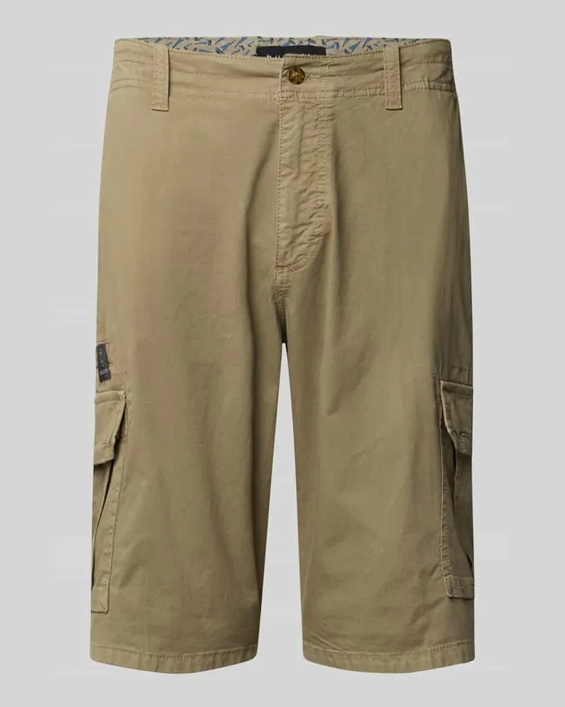 Bugatti Regular Fit Cargobermudas mit Eingrifftaschen 