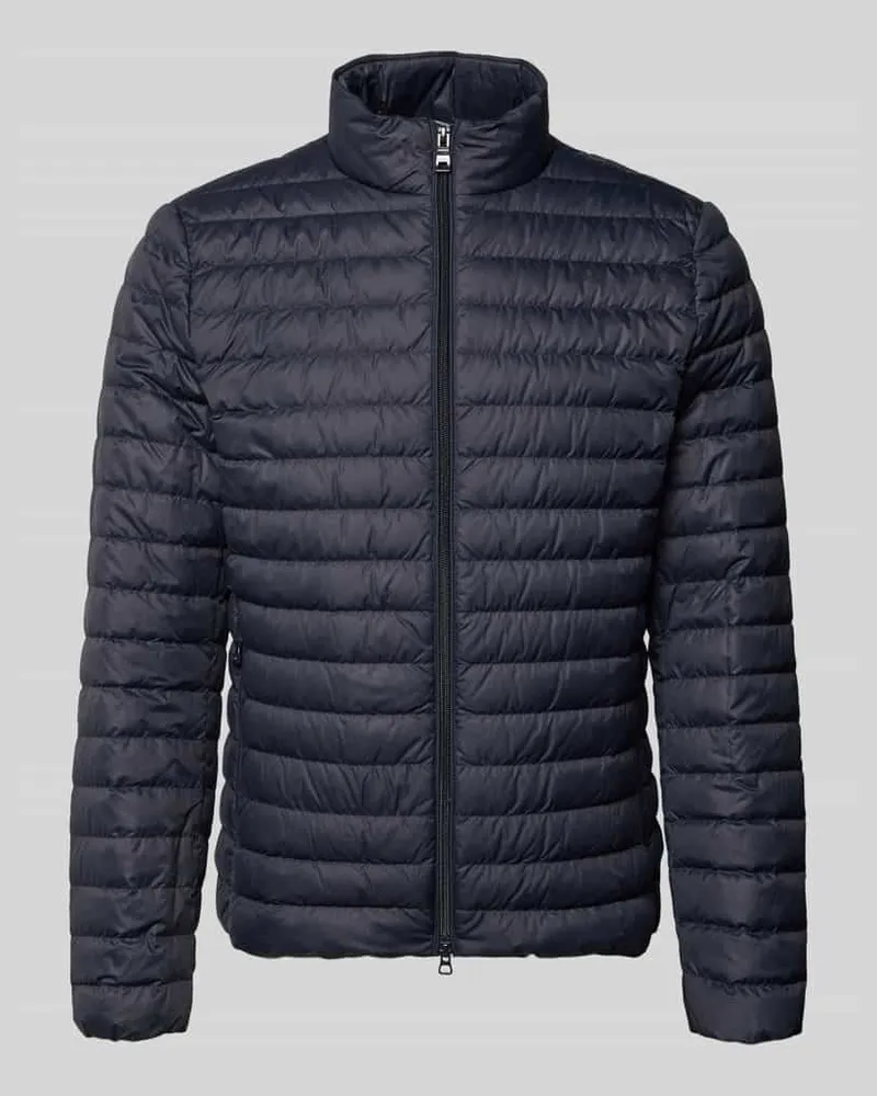 Geox Steppjacke mit Stehkragen und Zweiwege-Reißverschluss Marine
