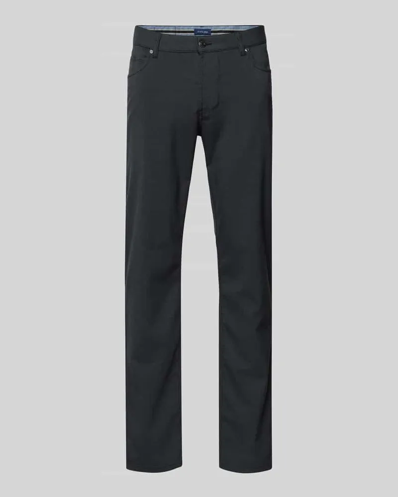 Christian Berg Straight Leg Hose im 5-Pocket-Design 