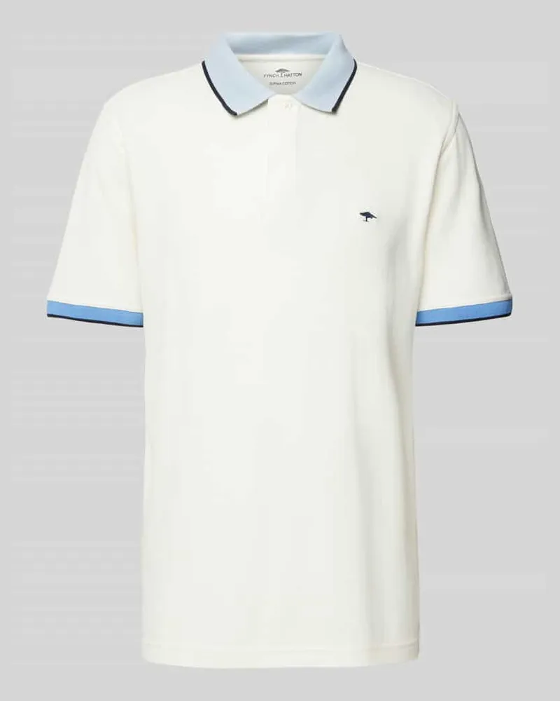 Fynch-Hatton Regular Fit Poloshirt mit Kontrastbesatz 