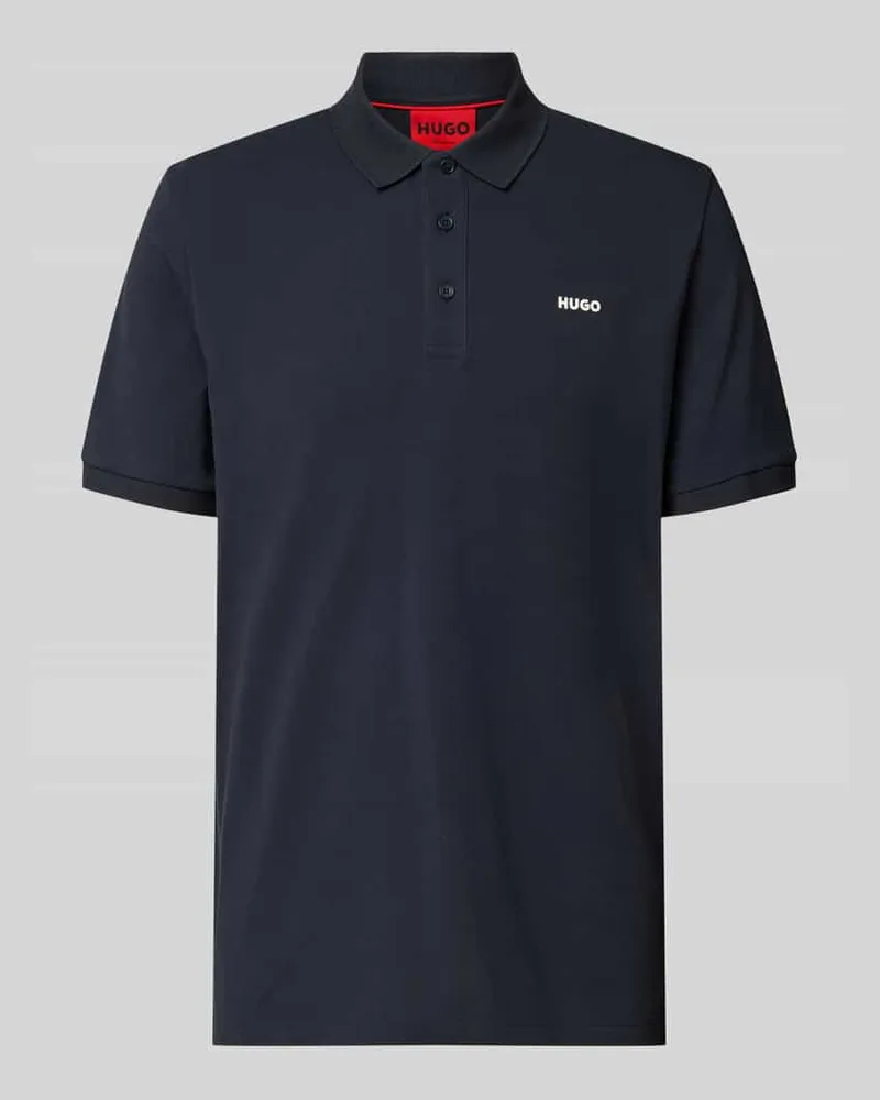HUGO BOSS Poloshirt mit Label-Print Modell 'Donos 