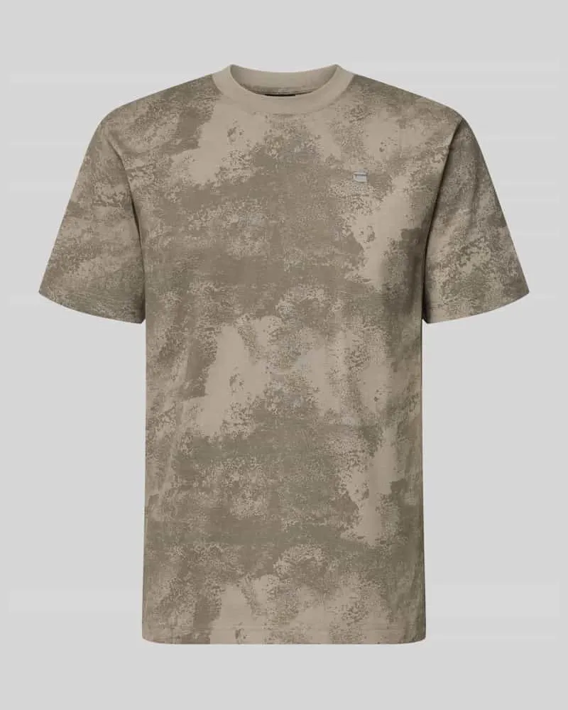 G-STAR RAW T-Shirt aus Baumwolle mit Rundhalsausschnitt Hellgrau