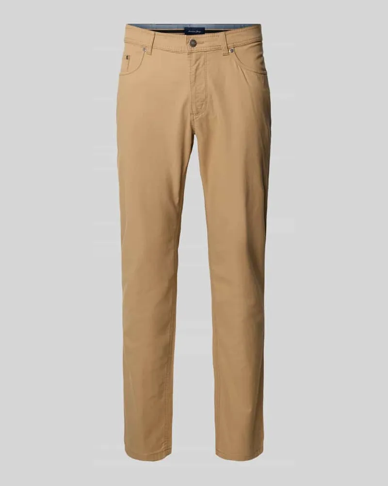 Christian Berg Slim Fit Stoffhose mit Bio-Baumwoll- Anteil und 5-Pocket-Design 