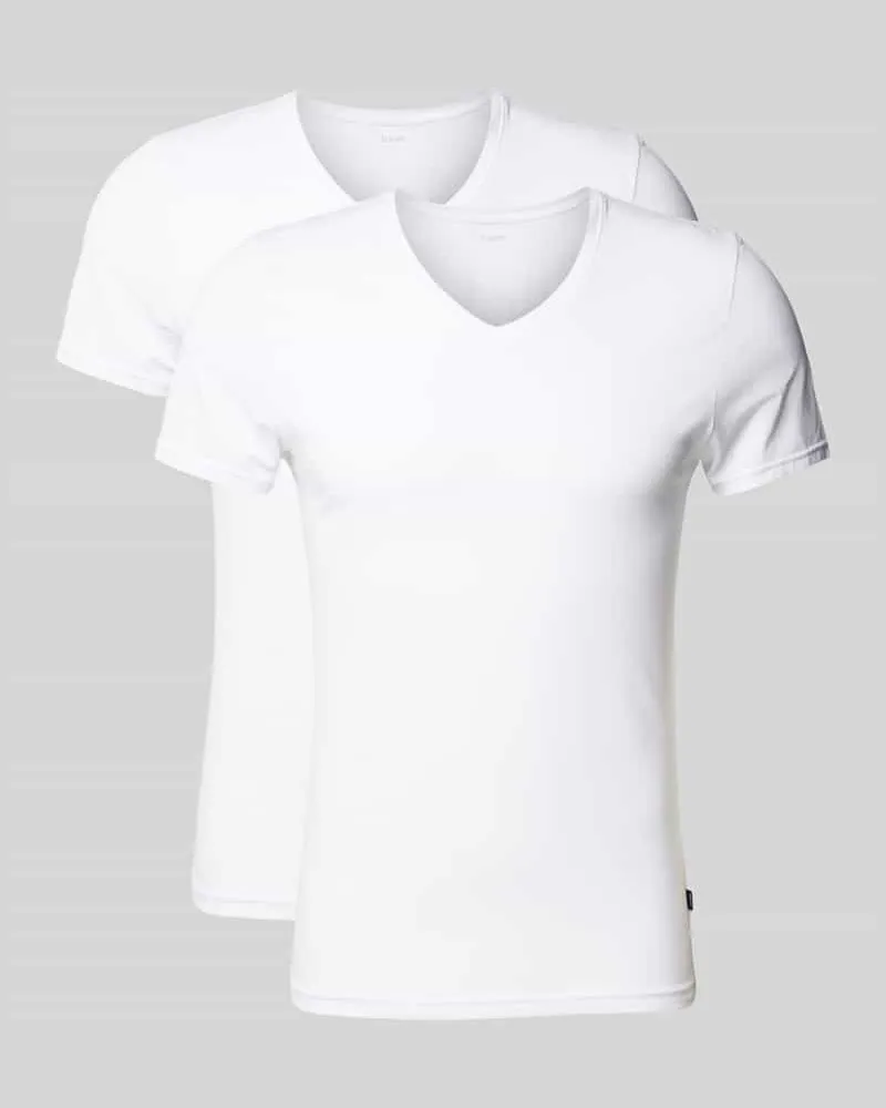 JOOP! T-Shirt mit V-Ausschnitt im 2er-Pack 