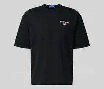 T-Shirt mit Label-Stitching