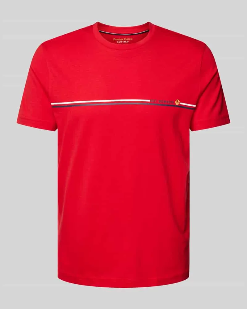 Christian Berg T-Shirt mit Label-Print 