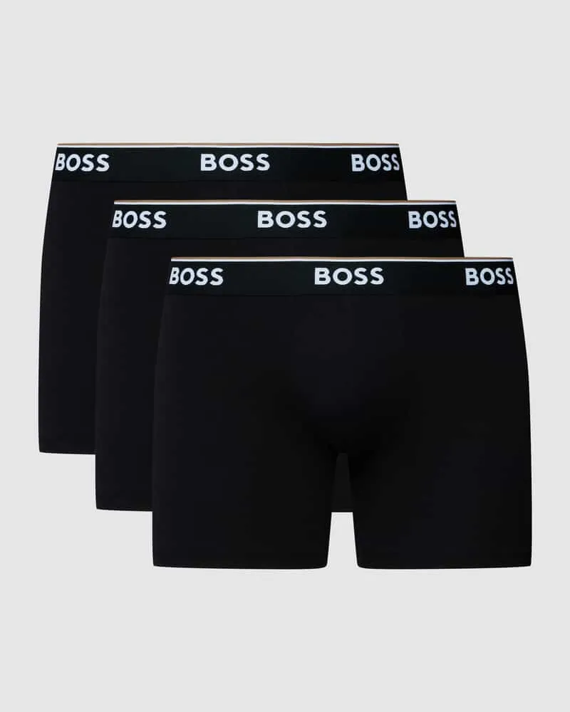 HUGO BOSS Trunks mit Logo-Bund im 3er-Pack Modell 'Power 