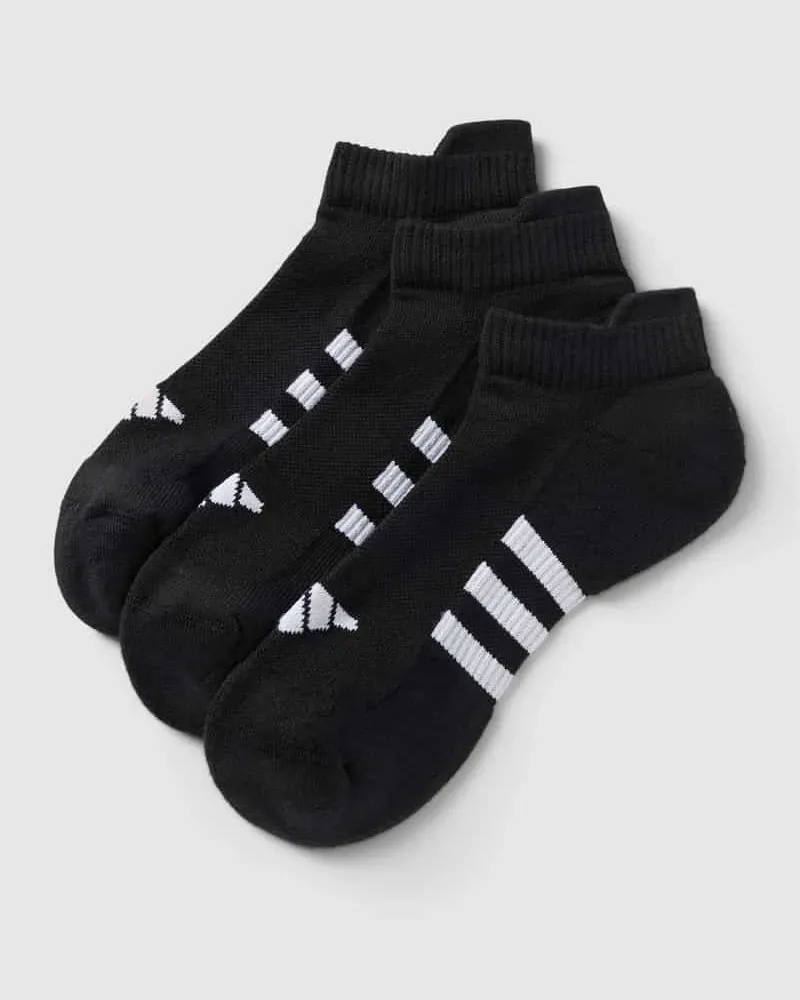 adidas Sneakersocken mit Label-Print im 3er-Pack Modell 'CUSH LOW Black