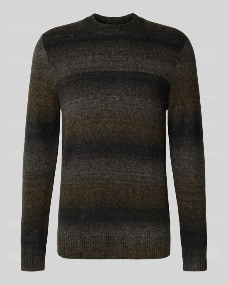 Christian Berg Strickpullover mit Rundhalsausschnitt 