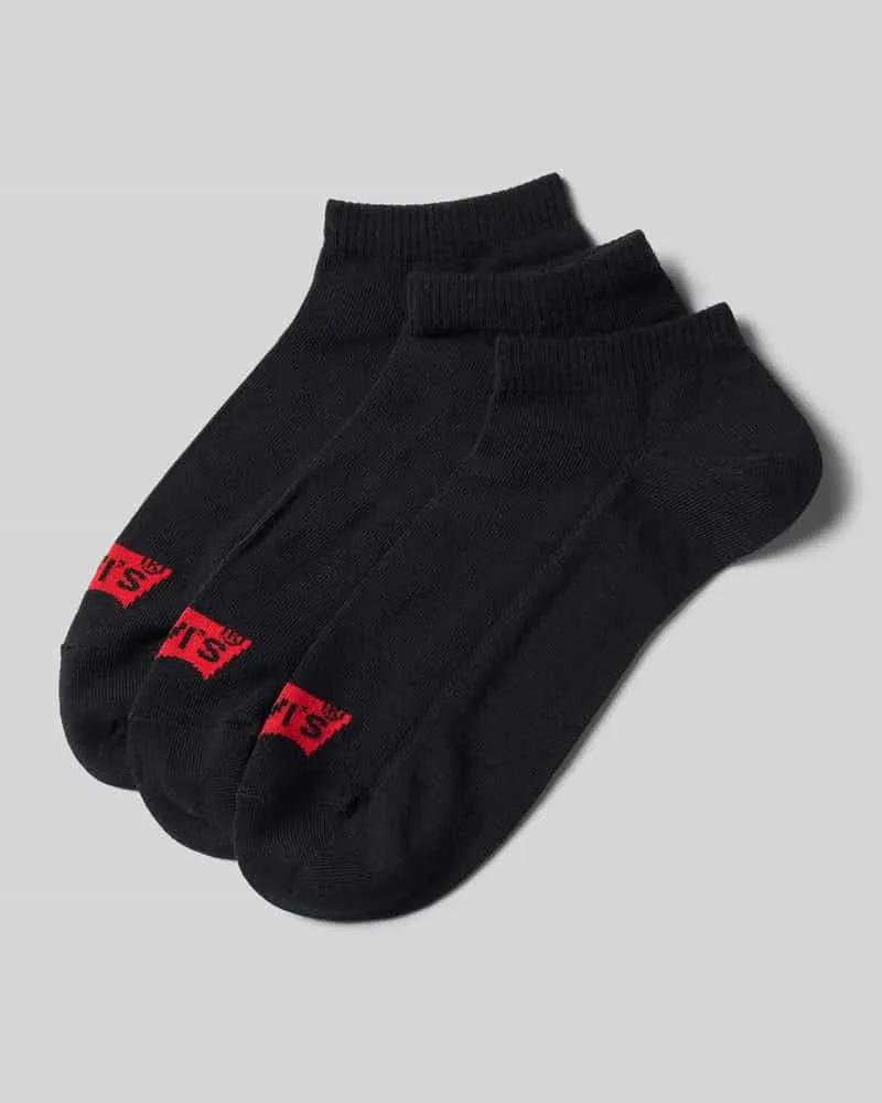 Levi's Socken mit Label-Detail Modell 'LOW CUT BATWING LOGO' im 3er-Pack 