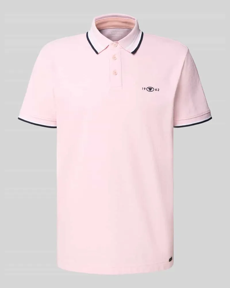 Tom Tailor Regular Fit Poloshirt aus Baumwoll-Mix 