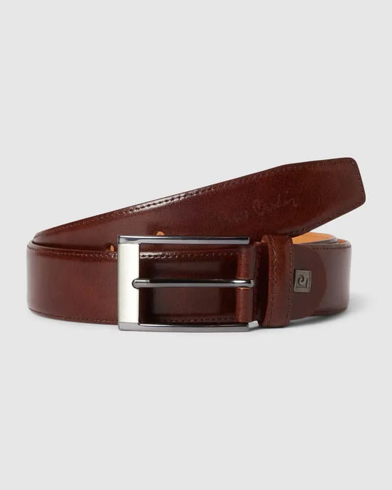 Pierre Cardin Ledergürtel mit Dornschließe 