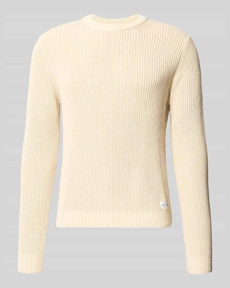 Pepe Jeans Regular Fit Pullover aus reiner Baumwolle Modell 'DORIAN CREW Offwhite