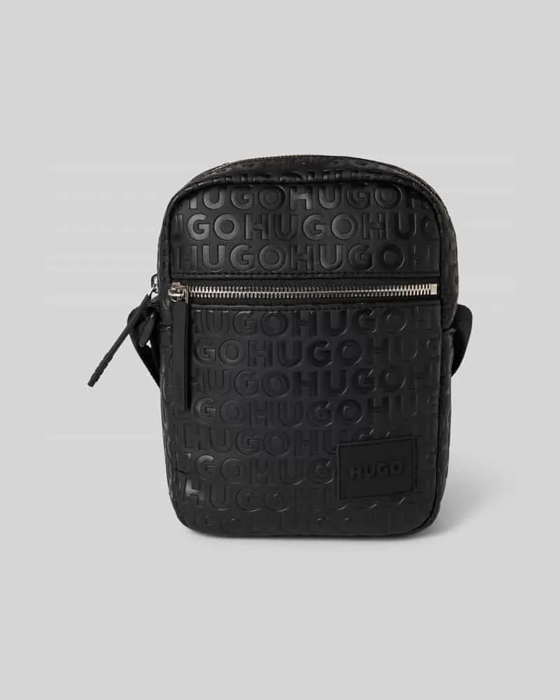 HUGO BOSS Umhängetasche mit Label Patch Modell 'ETHON 