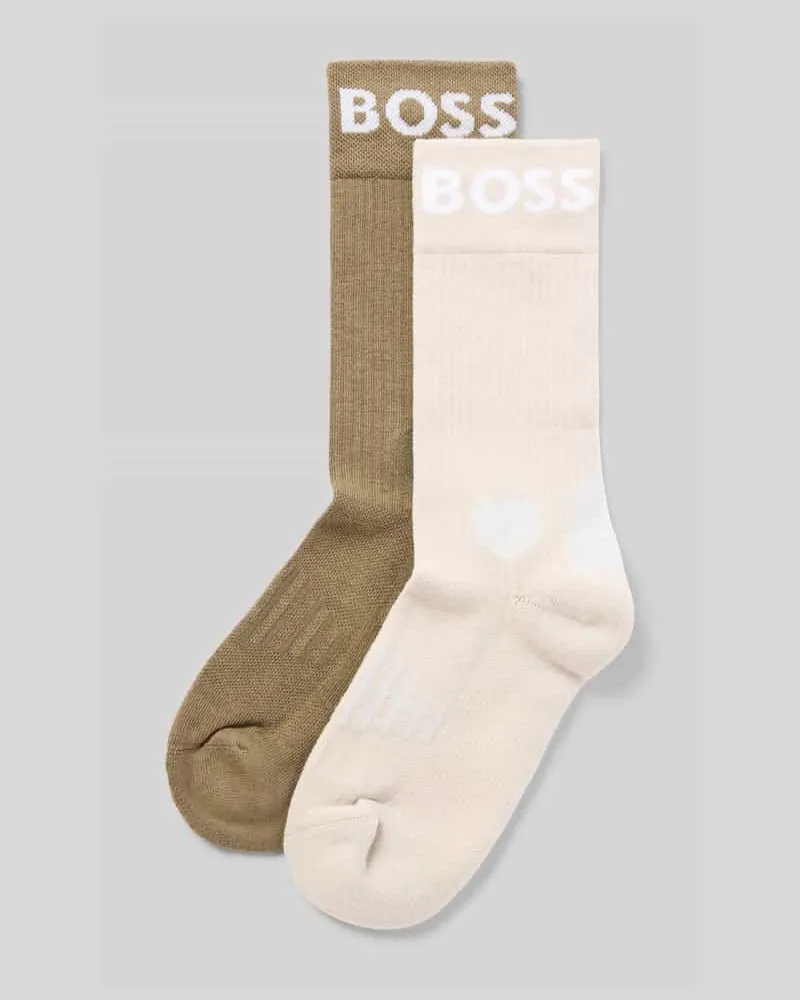 HUGO BOSS Socken aus Baumwoll-Mix im 2er-Pack Modell '2P RS SPORT CC Beige