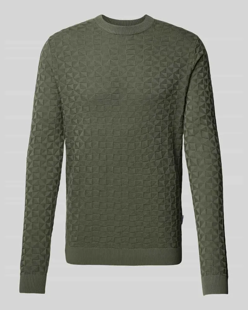 Only & Sons Strickpullover mit Strukturmuster Modell 'KALLE 