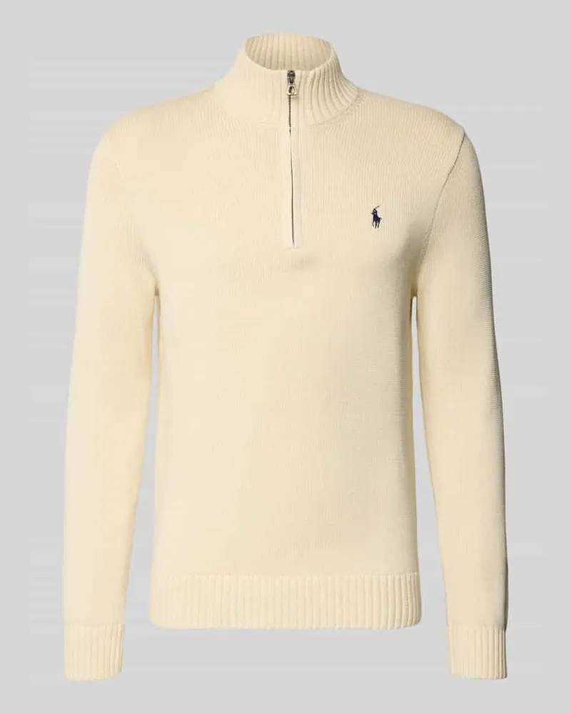 Ralph Lauren Troyer mit Label-Stitching Offwhite