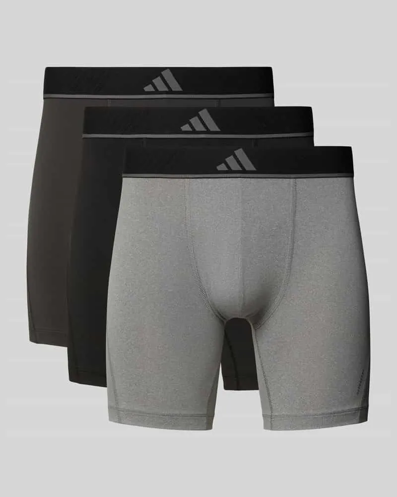 adidas Trunks mit elastischem Logo-Bund im 3er-Pack 