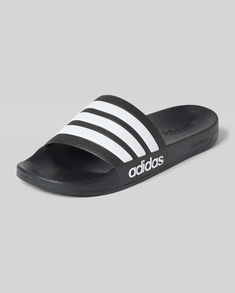 adidas Badeschuhe mit Label-Prägung Modell 'ADILETTE SHOWER Black