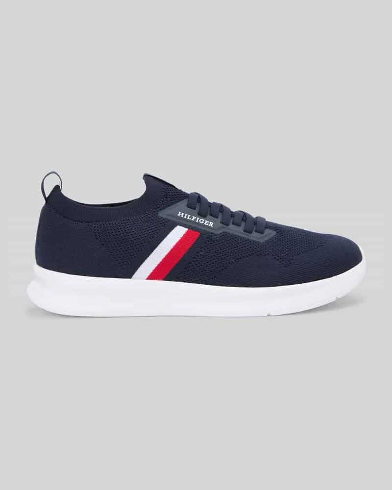 Tommy Hilfiger Low Top Sneaker mit Label Stitching Dunkelblau