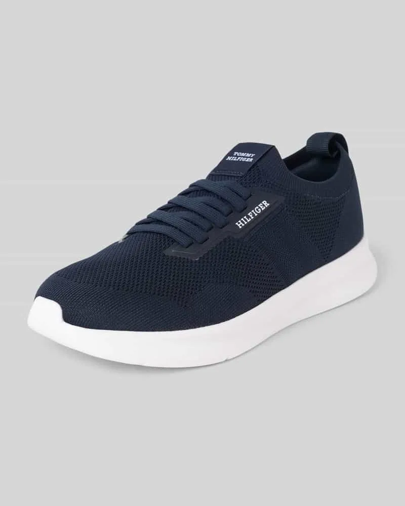 Tommy Hilfiger Low Top Sneaker mit Label Stitching Dunkelblau