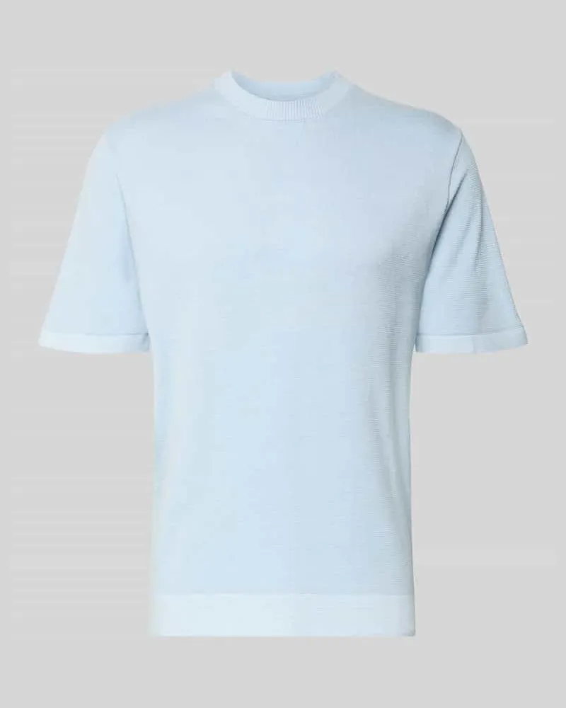 Jack & Jones T-Shirt mit Label-Detail Modell 'MILANO Hellblau