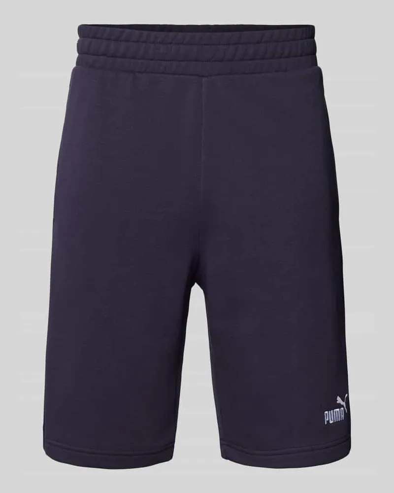 Puma Regular Fit Sweatshorts mit Label-Stitching Modell 'ESS No. 1 