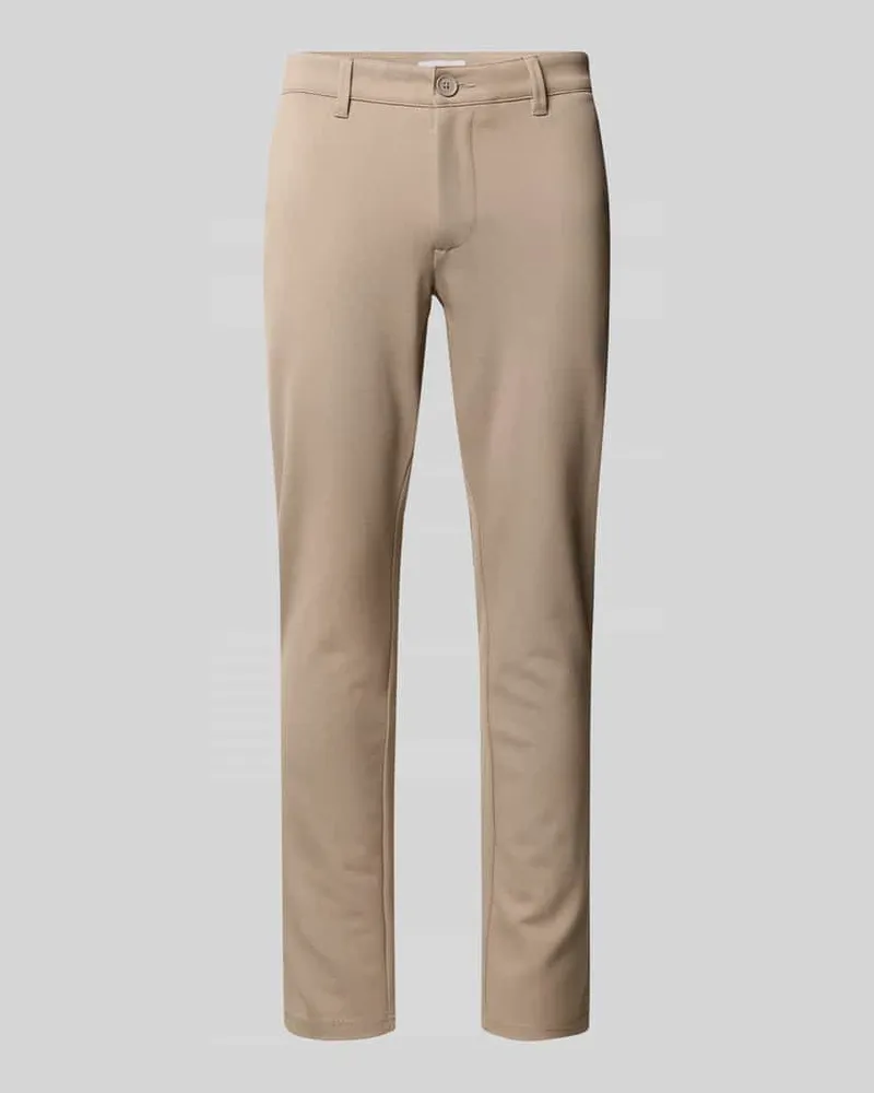 Only & Sons Slim Fit Chino aus Viskose-Mix Modell 'MARK 