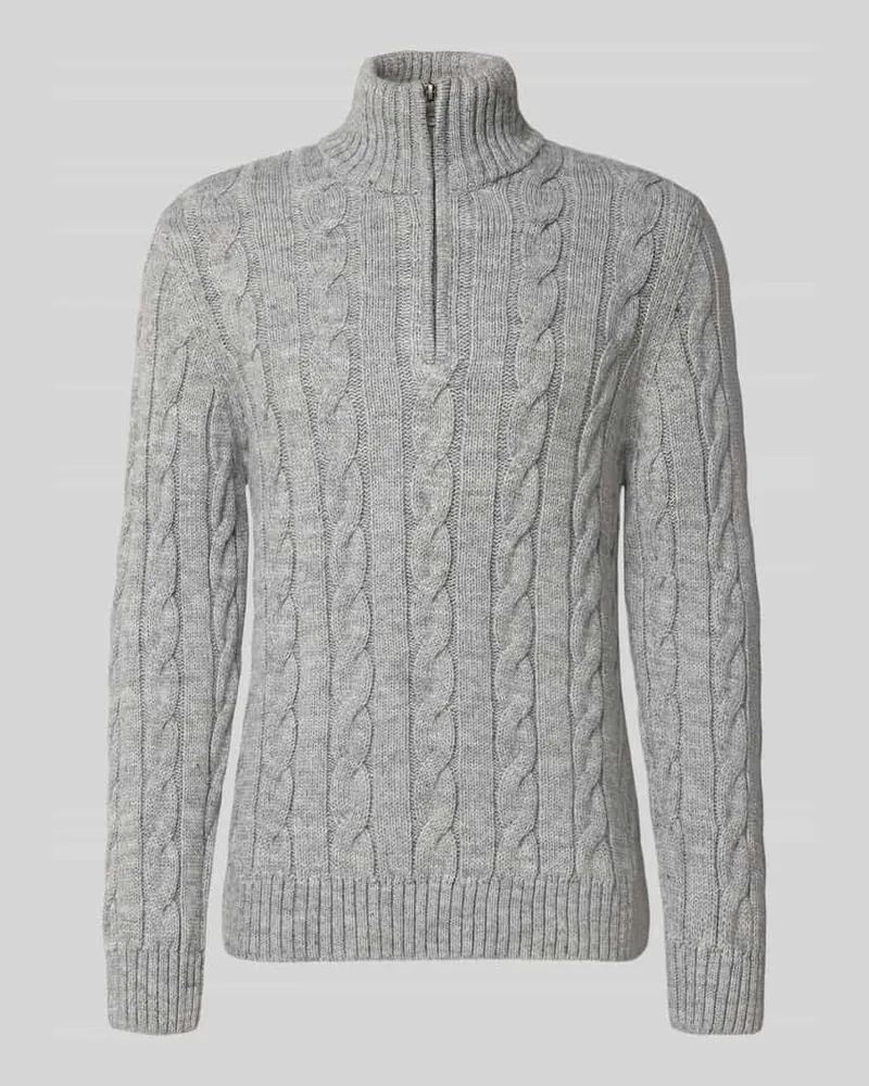 Superdry. Strickpullover mit gerippten Abschlüssen 