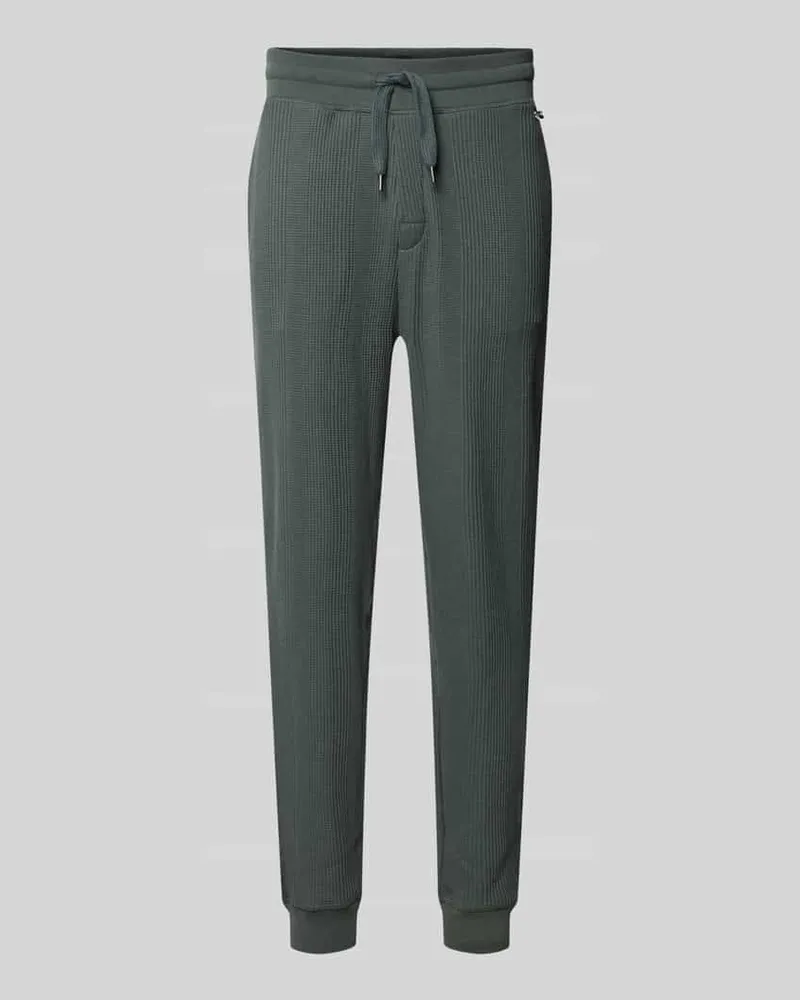 HUGO BOSS Relaxed Fit Sweatpants aus Baumwoll-Mix Schilf
