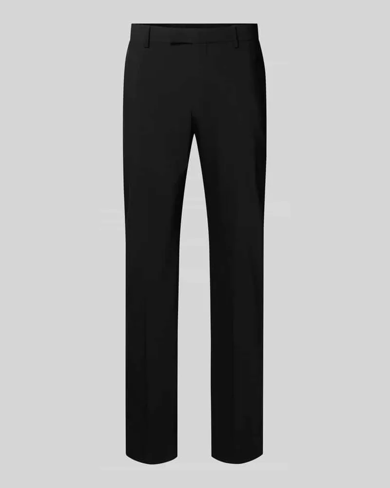 Strellson Regular Fit Anzughose mit Woll-Anteil Modell 'MADDEN 2.0 Black
