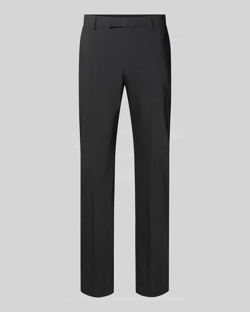 Strellson Regular Fit Anzughose mit Woll-Anteil Modell 'MADDEN 2.0 Black