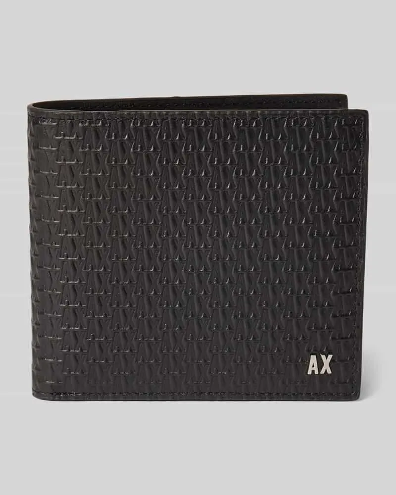Armani Exchange Portemonnaie mit Label-Details Modell 'BIFOLD COIN 