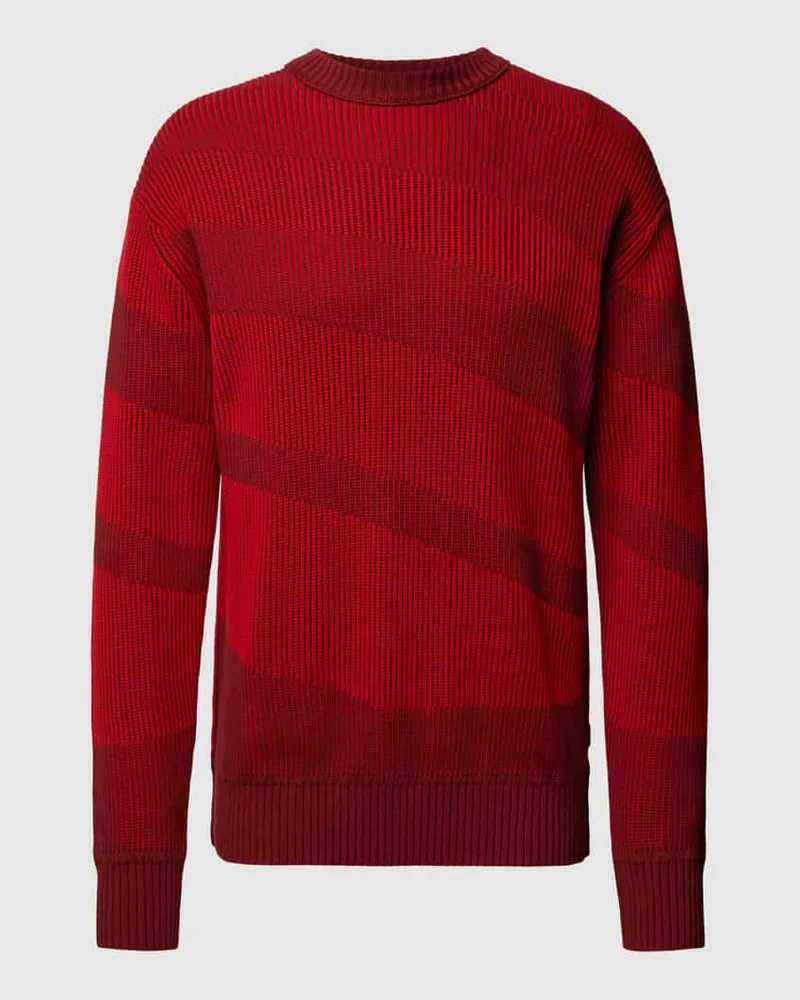 HUGO BOSS Strickpullover im Colour-Blocking-Design Modell 'Arace 
