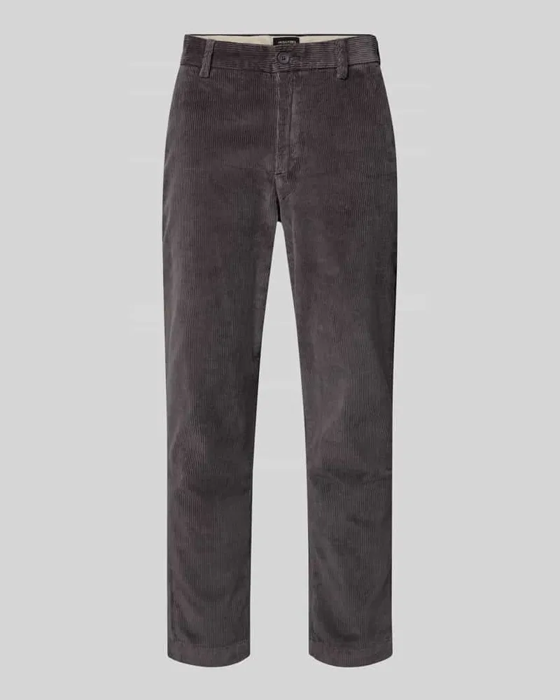 Jack & Jones Tapered Fit Cordhose Anthrazit