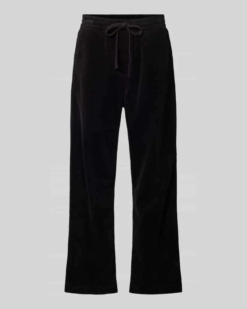 Carhartt WIP Cordhose mit elastischem Bund Modell 'FLOYDE Black