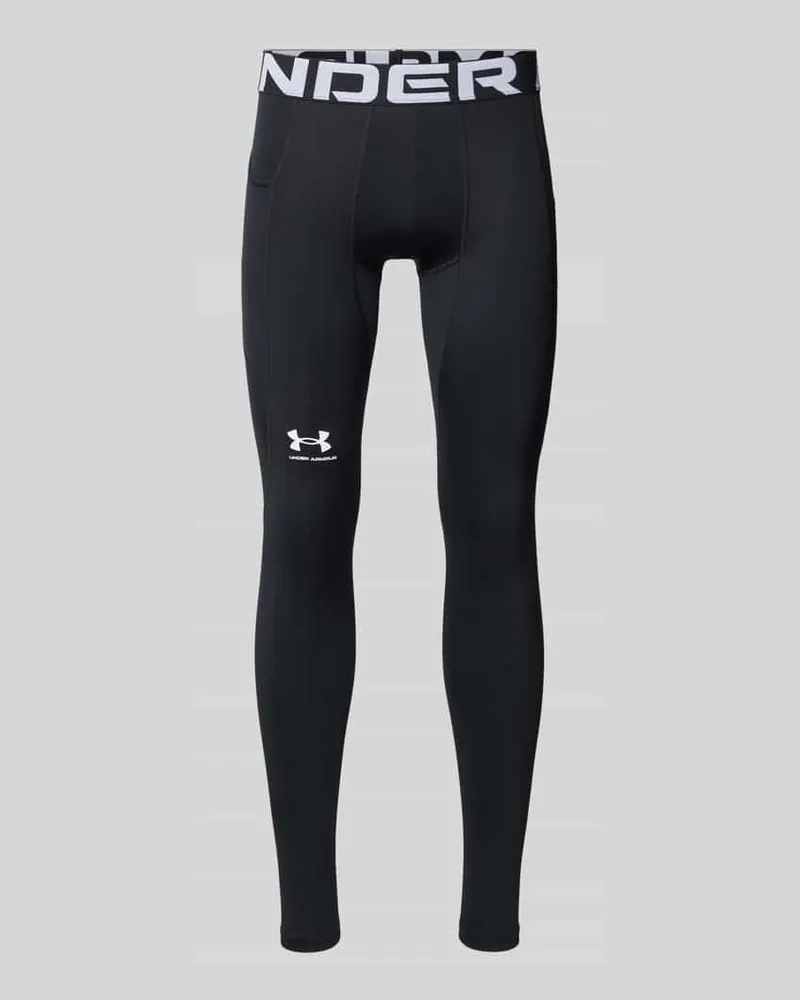 Under Armour Leggings mit elastischem Bund und Logo Black