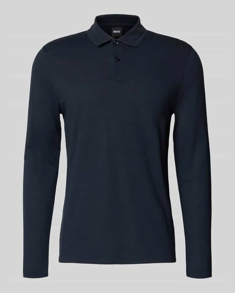 HUGO BOSS Regular Fit Poloshirt aus Baumwoll-Mix Modell 'PITTMAN 240 