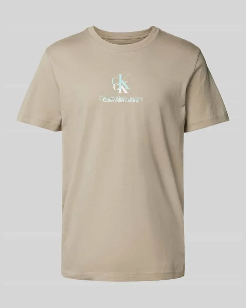 Calvin Klein T-Shirt mit Label-Print 