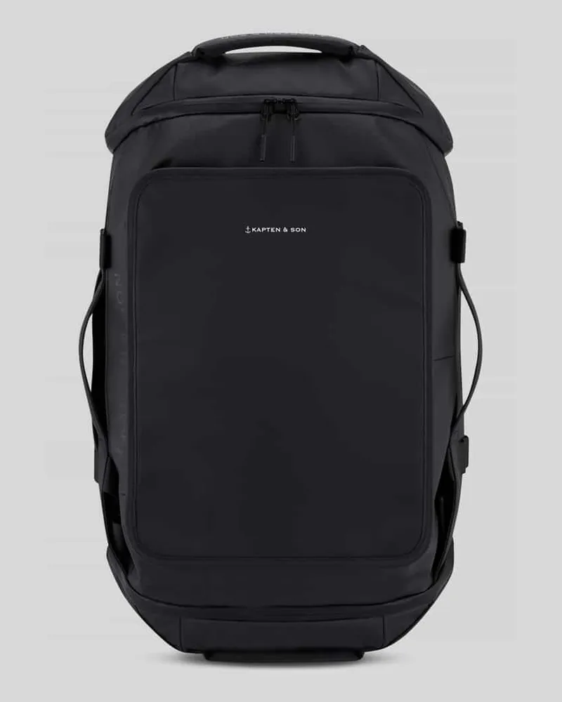 Kapten & Son Rucksack mit Flüssigkeitsbeutel Modell 'LISBON DUFFLE BACKPACK Black
