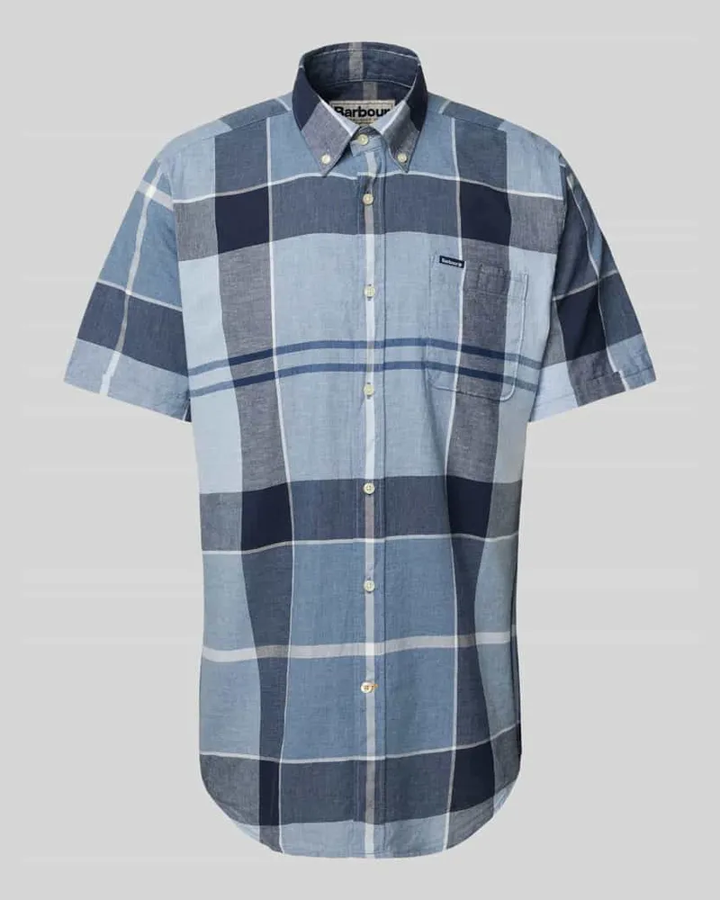 Barbour Regular Fit Freizeithemd aus Baumwoll-Leinen-Mix 