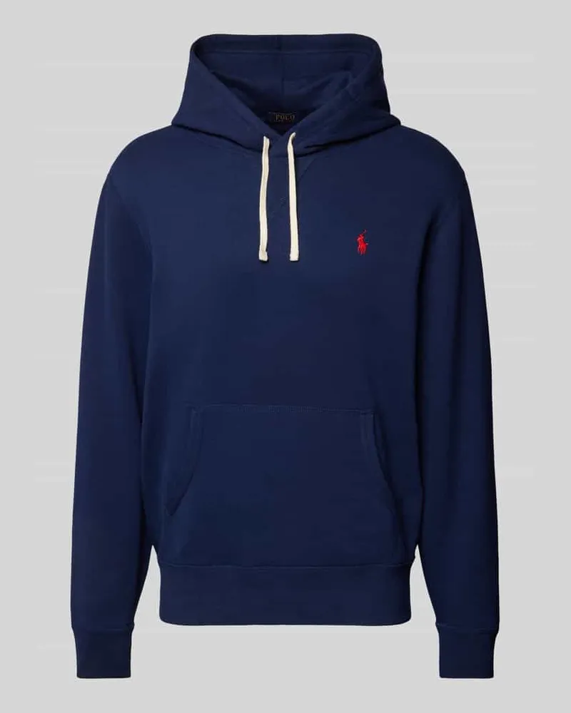 Ralph Lauren Hoodie mit Label-Stitching Marine